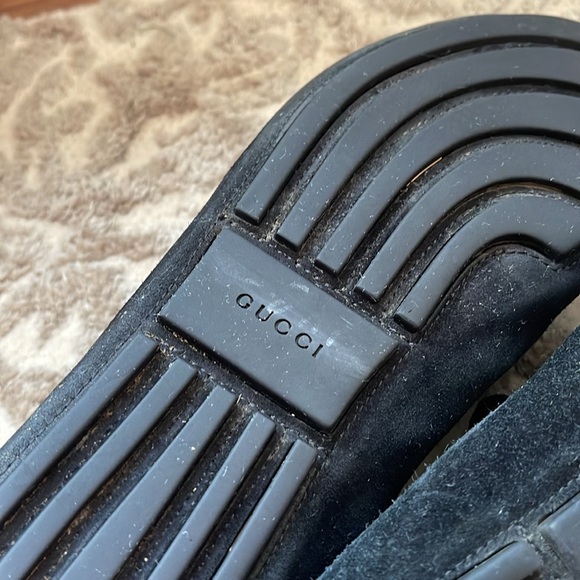 Gucci black Suede Driver loafers size 8 - Picture 10 of 13